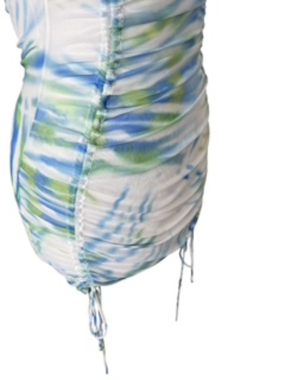 Sheer Versatile Swimsuit Coverup with Adjustable Length Tank to Dress Size L - Picture 6 of 7